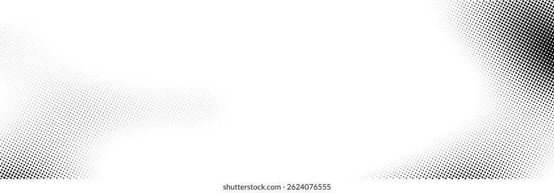 Gradient comic dot background noise pattern grid vector wave. Overlay effect bitmap pixel vintage grain cartoon design retro duotone bg. Halftone graphic texture white paper manga abstract gritty spot