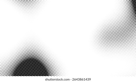 Gradient comic dot background noise pattern grid vector wave. Overlay effect bitmap pixel vintage grain cartoon design retro duotone bg. Halftone graphic texture white paper manga abstract gritty spot