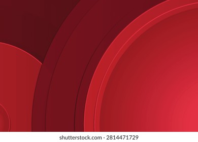 Gradient concentric red circles on dark red background, darkred