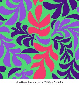 Gradient Continuous Nature Decorative Jungle Element Print. Dark Seamless Abstract Simple Palm Invitation Wallpaper. Pastel Repetitive Exotic Beach Illustration Design.