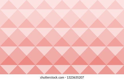 Gradient of coral geometric shapes. Calm vector background. Vector illustration, background design for banners, poster, cards, advertising, blog and social media posts. 
