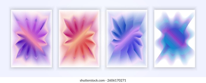 Gradient cover abstract design background