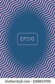 Gradient cover template. Minimal trendy layout with halftone. Futuristic gradient cover template for banner, presentation and brochure. Minimalistic colorful shapes. Abstract business illustration