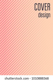 Gradient cover template. Minimal trendy layout with halftone. Futuristic gradient cover template for banner, presentation and brochure. Minimalistic colorful shapes. Abstract business illustration