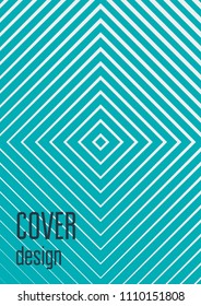 Gradient cover template. Minimal trendy layout with halftone. Futuristic gradient cover template for banner, presentation and brochure. Minimalistic colorful shapes. Abstract business illustration