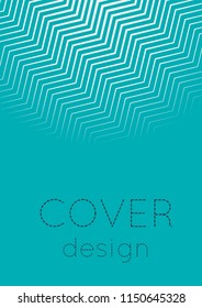 Gradient cover template. Minimal trendy layout with halftone. Futuristic gradient cover template for banner, presentation and brochure. Minimalistic colorful shapes. Abstract business illustration