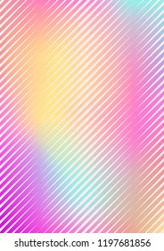 Gradient cover template. Minimal trendy layout with halftone. Futuristic gradient cover template for banner, presentation and brochure. Minimalistic colorful shapes. Abstract business illustration