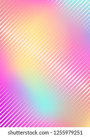 Gradient cover template. Minimal trendy layout with halftone. Futuristic gradient cover template for banner, presentation and brochure. Minimalistic colorful shapes. Abstract business illustration