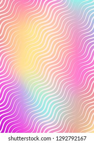 Gradient cover template. Minimal trendy layout with halftone. Futuristic gradient cover template for banner, presentation and brochure. Minimalistic colorful shapes. Abstract business illustration