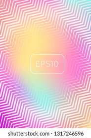 Gradient cover template. Minimal trendy layout with halftone. Futuristic gradient cover template for banner, presentation and brochure. Minimalistic colorful shapes. Abstract business illustration