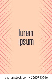 Gradient cover template. Minimal trendy layout with halftone. Futuristic gradient cover template for banner, presentation and brochure. Minimalistic colorful shapes. Abstract business illustration