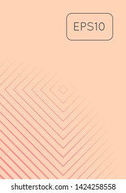 Gradient cover template. Minimal trendy layout with halftone. Futuristic gradient cover template for banner, presentation and brochure. Minimalistic colorful shapes. Abstract business illustration