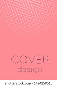 Gradient cover template. Minimal trendy layout with halftone. Futuristic gradient cover template for banner, presentation and brochure. Minimalistic colorful shapes. Abstract business illustration