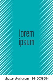 Gradient cover template. Minimal trendy layout with halftone. Futuristic gradient cover template for banner, presentation and brochure. Minimalistic colorful shapes. Abstract business illustration