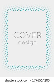 Plantilla de cobertura de degradado. Diseño minimalista y de diseño a medio tono. Plantilla de cubierta de degradado futurista para banner, presentación y folleto. Formas minimalistas de color. Resumen de la ilustración empresarial