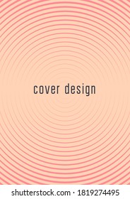 Plantilla de cobertura de degradado. Diseño minimalista y de diseño a medio tono. Plantilla de cubierta de degradado futurista para banner, presentación y folleto. Formas minimalistas de color. Resumen de la ilustración empresarial