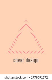Gradient cover template. Minimal trendy layout with halftone. Futuristic gradient cover template for banner, presentation and brochure. Minimalistic colorful shapes. Abstract business illustration