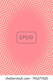 Gradient cover template. Minimal trendy layout with halftone. Futuristic gradient cover template for banner, presentation and brochure. Minimalistic colorful shapes. Abstract business illustration