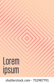 Gradient cover template. Minimal trendy layout with halftone. Futuristic gradient cover template for banner, presentation and brochure. Minimalistic colorful shapes. Abstract business illustration
