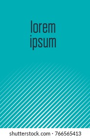 Gradient cover template. Minimal trendy layout. Futuristic illustration for banner, presentation and brochure. Minimalistic colorful shapes. Abstract.