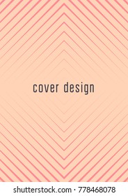 Gradient cover template. Minimal trendy layout with halftone. Futuristic gradient cover template for banner, presentation and brochure. Minimalistic colorful shapes. Abstract business illustration