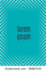 Gradient cover template. Minimal trendy layout with halftone. Futuristic gradient cover template for banner, presentation and brochure. Minimalistic colorful shapes. Abstract business illustration