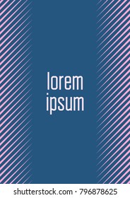 Gradient cover template. Minimal trendy layout with halftone. Futuristic gradient cover template for banner, presentation and brochure. Minimalistic colorful shapes. Abstract business illustration