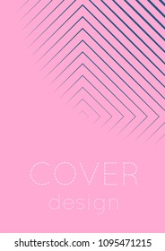 Gradient cover template set. Minimal trendy layout with halftone. Futuristic gradient cover template for banner, presentation and brochure. Minimalistic colorful shapes. Abstract business illustration