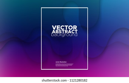 Gradient covers design. Colorful Fluid shapes composition. Future geometric patterns. Vector illustration.