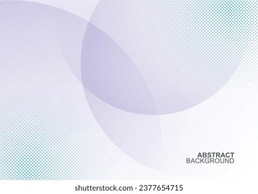 Gradient curved with halftone banner background. Vector illustration.