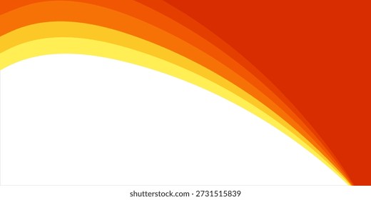 Gradiente curva laranja fundo vetor ilustração 10 eps desain moderen