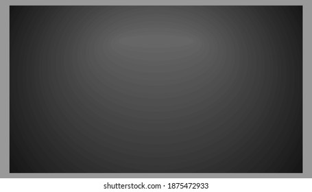 Gradient dark background vector with light focus point in the middle for business