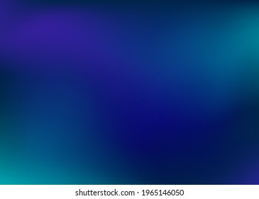 Farbige, dunkelblaue Töne. Farbtöne von Blau, Blau, Grün. Weltraum, Galaxien. Nachthimmel. Universum-Vektorgrafik,