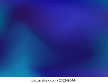 Gradient, dark blue tones. Shades of blue, blue, green colors. Space, galaxies. Night sky. Universe Vector,