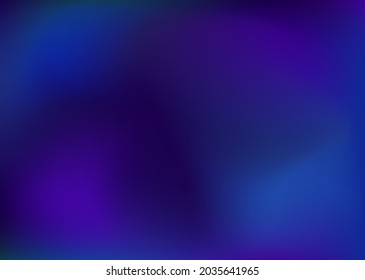 Gradient, dark blue tones. Shades of blue, blue, green colors. Space, galaxies. Night sky. Universe Vector,