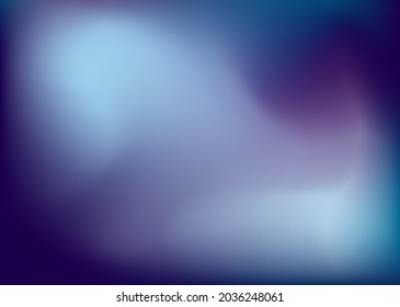 Gradient, dark blue tones. Shades of blue, blue, green colors. Space, galaxies. Night sky. Universe Vector