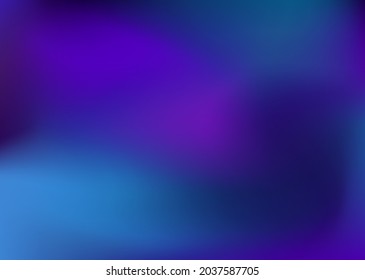 Gradient, dark blue tones. Shades of blue, blue, green colors. Space, galaxies. Night sky. Universe Vector