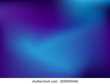 Gradient, dark blue tones. Shades of blue, blue, green colors. Space, galaxies. Night sky. Universe Vector,