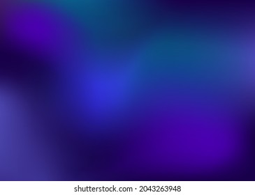 Gradient, dark blue tones. Shades of blue, blue, green colors. Space, galaxies. Night sky. Universe Vector,