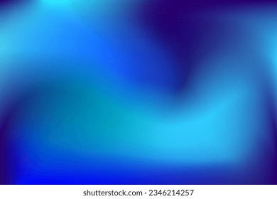 Gradiente, tonos azul oscuro. Tonos azules, azules y verdes. Espacio, galaxias. Cielo nocturno. Vector universal,