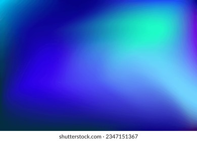 Gradient, dark blue tones. Shades of blue, blue, green colors. Space, galaxies. Night sky. Universe Vector,