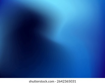 Farbverlauf, dunkelblaue Töne. Blau-, Blau- und Grüntönen. Raum, Galaxien Nachthimmel Universum Vektor