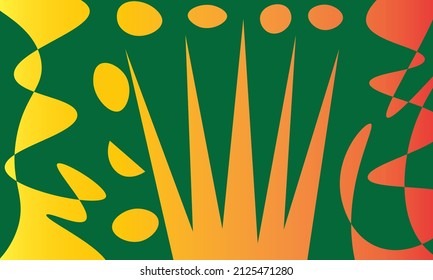 fondo de mezcla verde oscuro y amarillo degradado