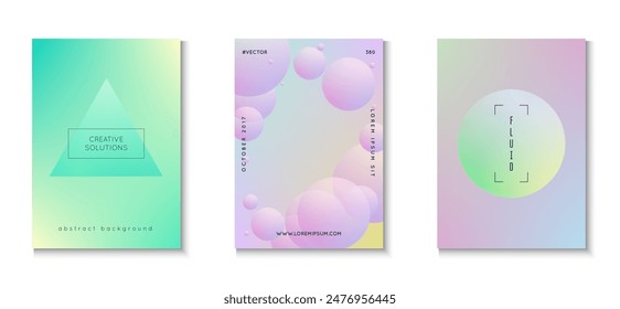 Gradient Design. Aesthetic Creative Poster. Triangle Shape. 3d Poster. Pink Minimal Set. Vibrant Banner. Astronaut Sphere Illustration. Violet Gradient Design