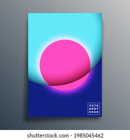 Gradient design for flyer, poster, brochure cover, background, wallpaper, typography, or other printing products. Vector illustration.