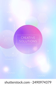 Gradient Design. Hipster Shape. Simple Dots. Blue Retro Texture. Rainbow Fluid. Memphis Flyer. Space Luminous Template. Tech Graphic. Violet Gradient Design
