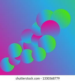 Gradient design illustration wallpaper art. 
Abstract gradient art geometric background with soft color tone. Ideal for artistic concept works, cover designs. - Vector