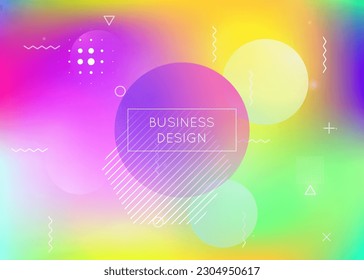 Gradient Design. Memphis Dots. Minimalist Background. Simple Flyer. Violet Light Pattern. Holographic Shape. Round Poster. Magic Fluorescent Composition. Purple Gradient Design