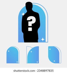 Gradient design for photo background