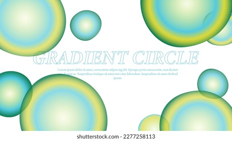 Gradient Design Template Rainbow Poster Liquid Abstract Futuristick Poster